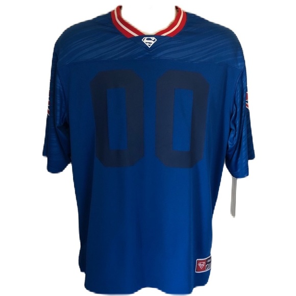 Superman Football Jersey DC Comics Logo MMXVI - Picture 1 of 9